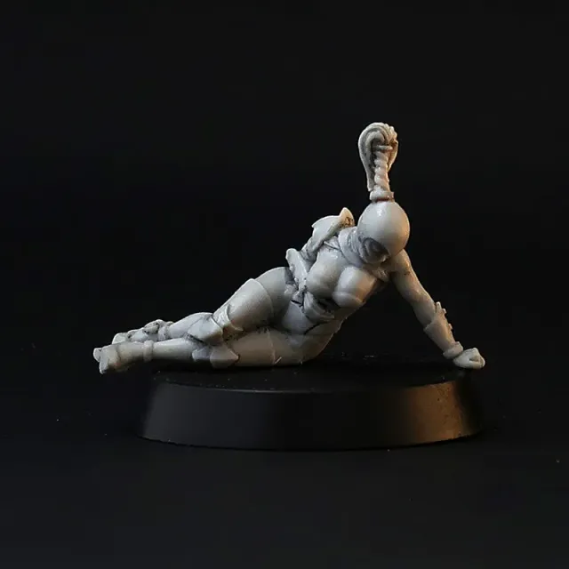 Brother Vinni Wounded Sister figurine résine 28 mm marqueur