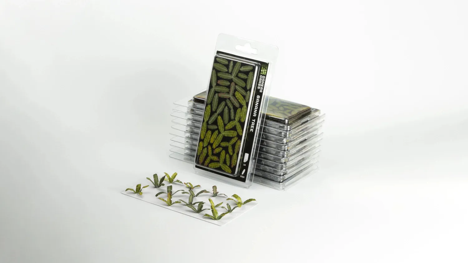 Bolt Action Laser Plants Banana Tree feuilles de bananier prépeintes 52 pièces