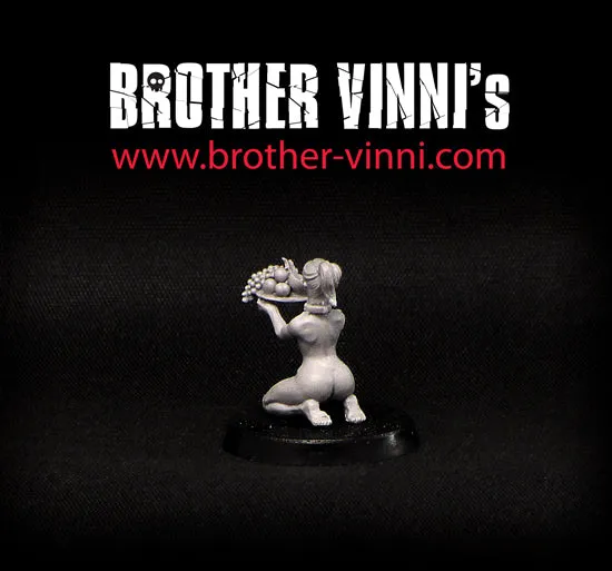 Brother Vinni Slave Girl servante figurine résine 28mm