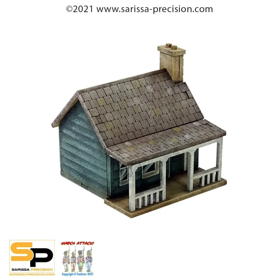 Bolt Action Cabin 3 with Porch décor MDF 15 mm