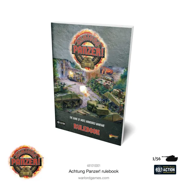 Bolt Action Achtung Panzer! rulebook livre de règles chars