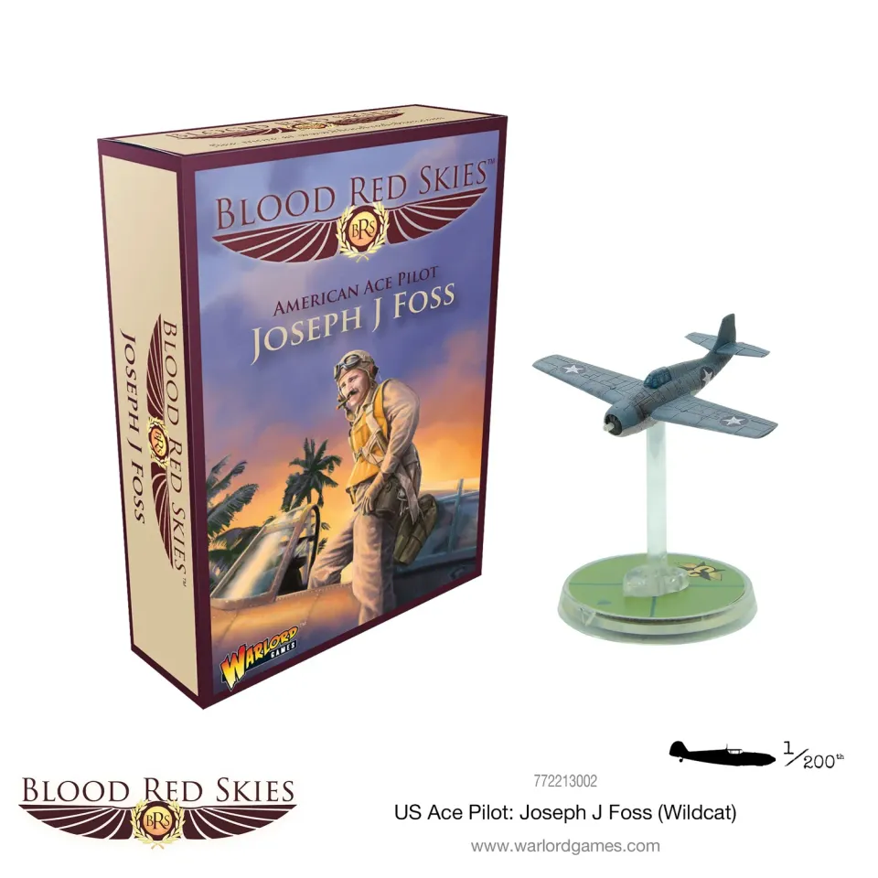 Blood Red Skies US Ace Joseph J. Foss avion F4F Wildcat