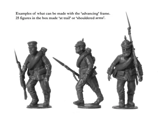 Perry Miniatures Prussian Infantry advancing figurines plastique x39