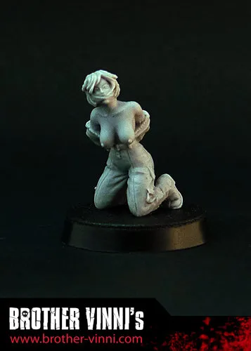 Brother Vinni Female Reporter figurine résine 28mm