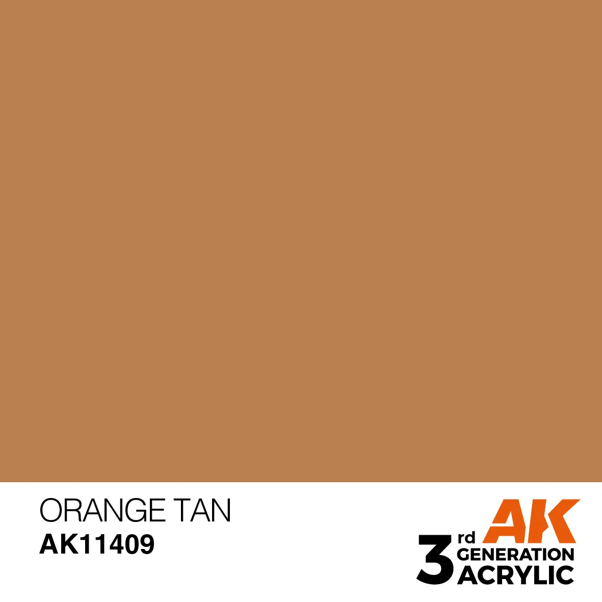 AK Interactive 3Gen Orange Tan peinture acrylique 17ml mat