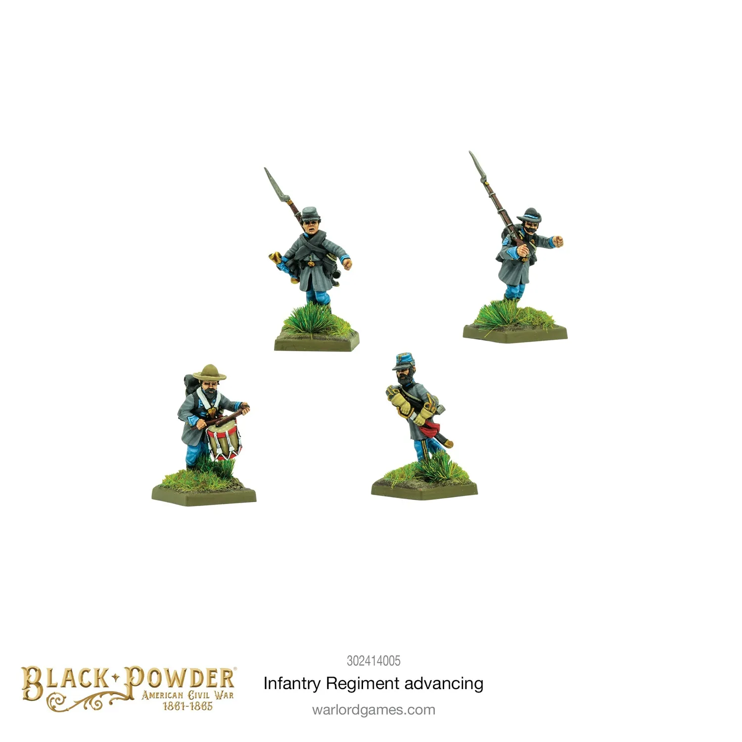 Warlord Games Black Powder Infantry Advancing régiment Union