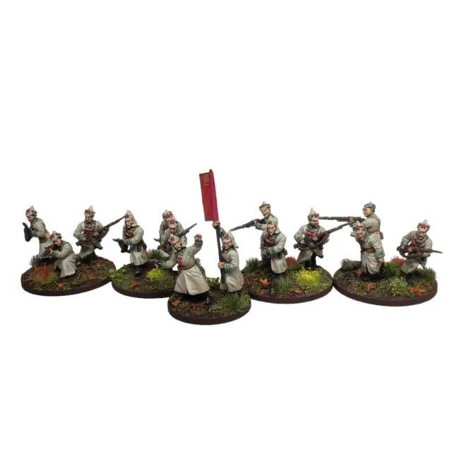 Des Tranchées aux Barricades infanterie bolchevique figurines métal x20