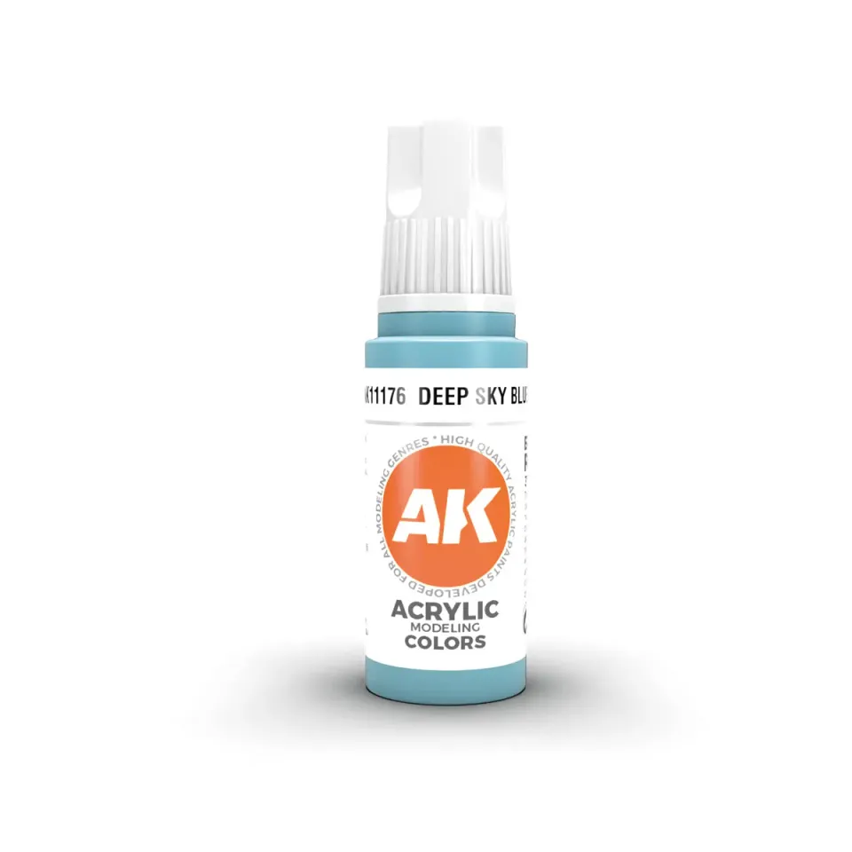 AK Interactive 3Gen Deep Sky Blue peinture acrylique 17 ml