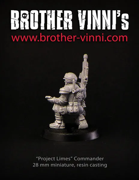 Brother Vinni Project Limes Commander figurine résine 28mm
