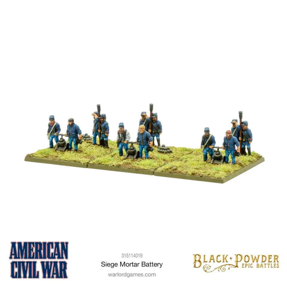 Bolt Action Black Powder Epic Mortier siège batterie x3