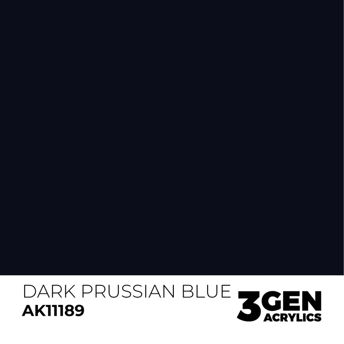 AK Interactive 3Gen Dark Prussian Blue 17ml peinture bleue