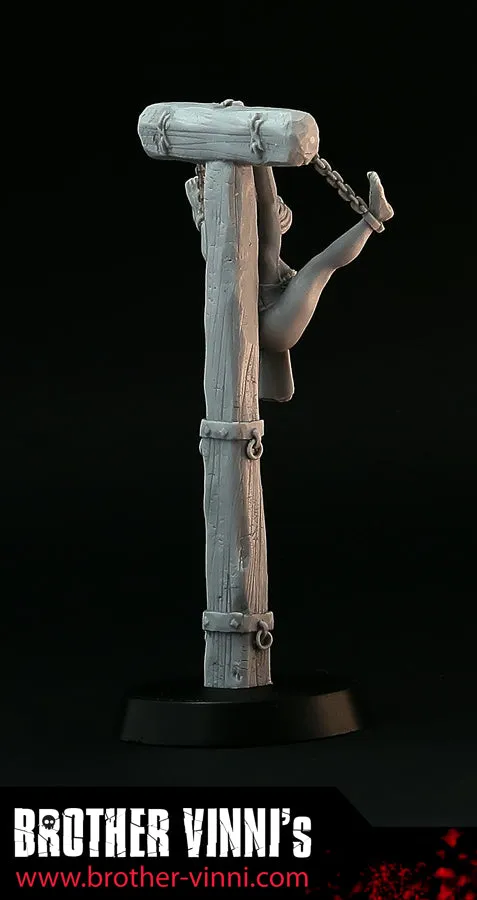 Brother Vinni esclave au pilori figurine résine 28mm