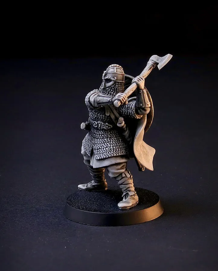 Brother Vinni Anglo-Saxon Warlord figurine résine 28mm chef