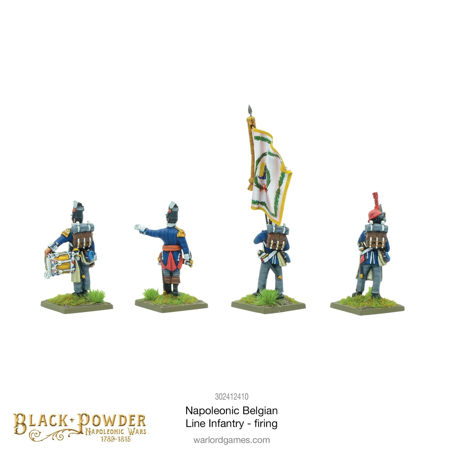 Bolt Action Black Powder Belge ligne infanterie miniature