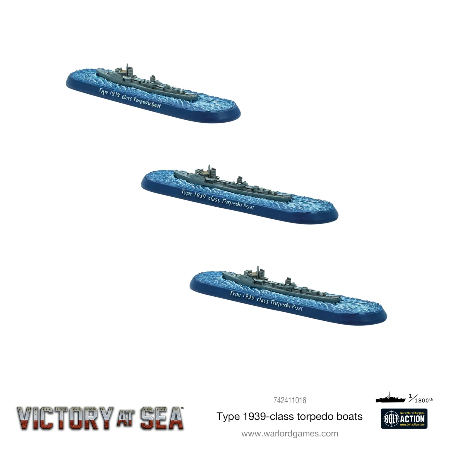 Victory at Sea Torpilleurs Type 1939 Elbing x3