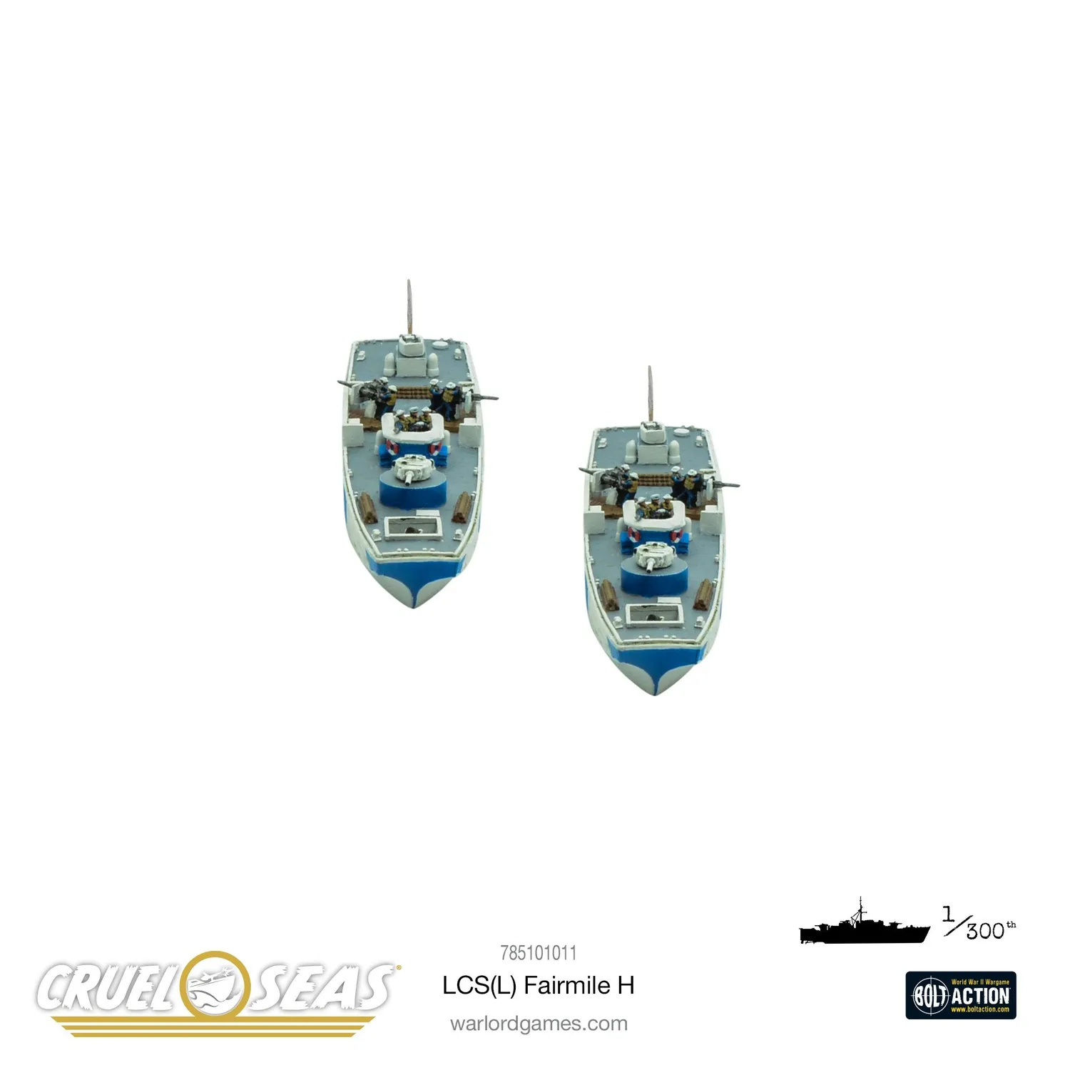 Bolt Action Cruel Seas LCS(L) – Fairmile H bateaux
