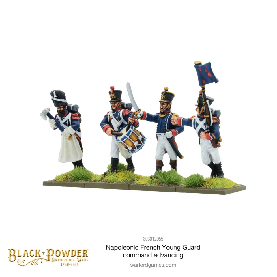 Warlord Games Black Powder Young Guard Command figurines métal