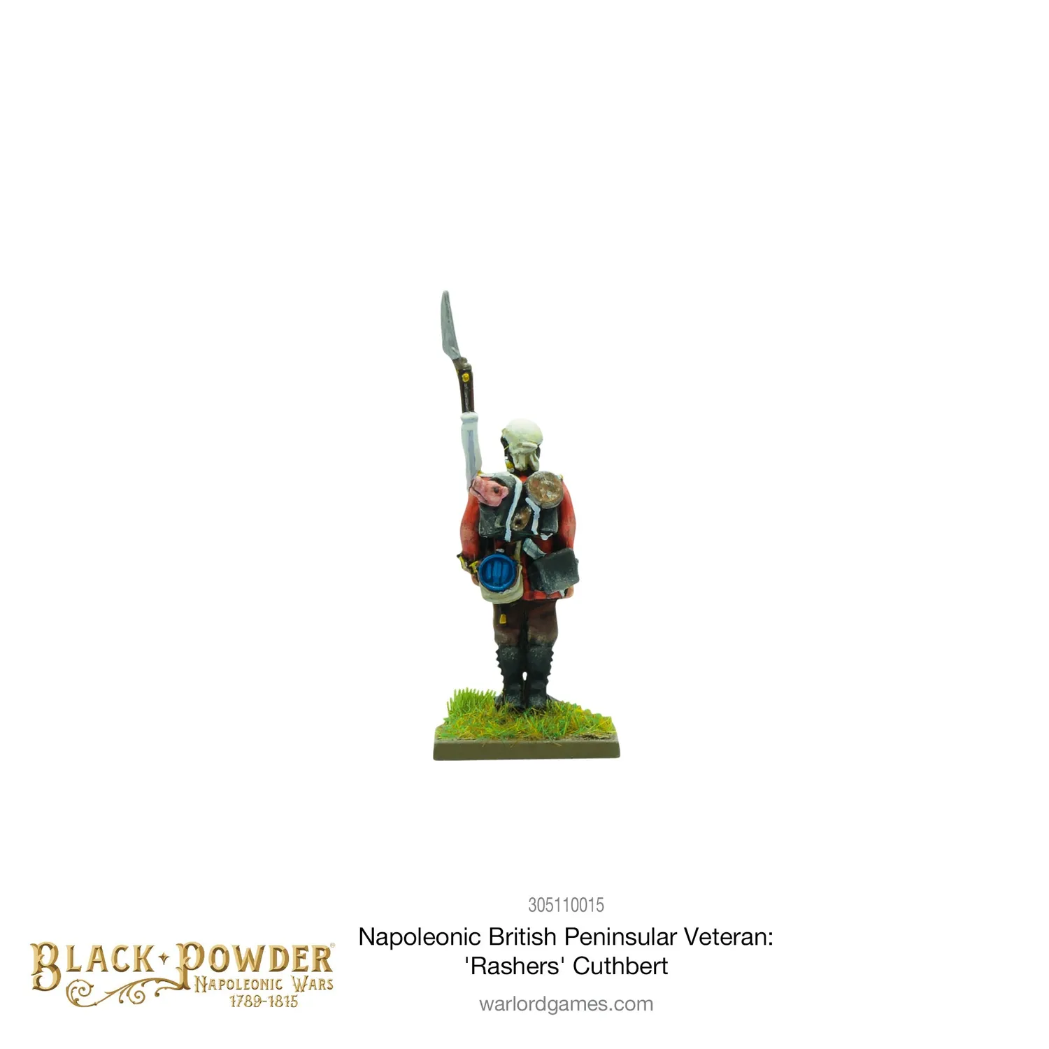 Bolt Action Black Powder Napoleonic British Peninsular Veteran Rashers Cuthbert figurine