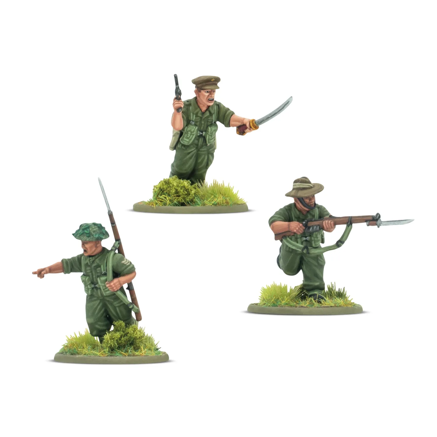 Bolt Action Gurkha Infantry Platoon peloton d’infanterie 30 figurines