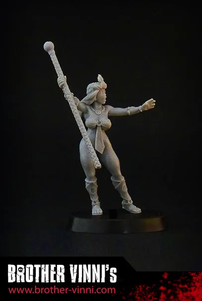 Brother Vinni Sorceress figurine résine 28 mm magicienne
