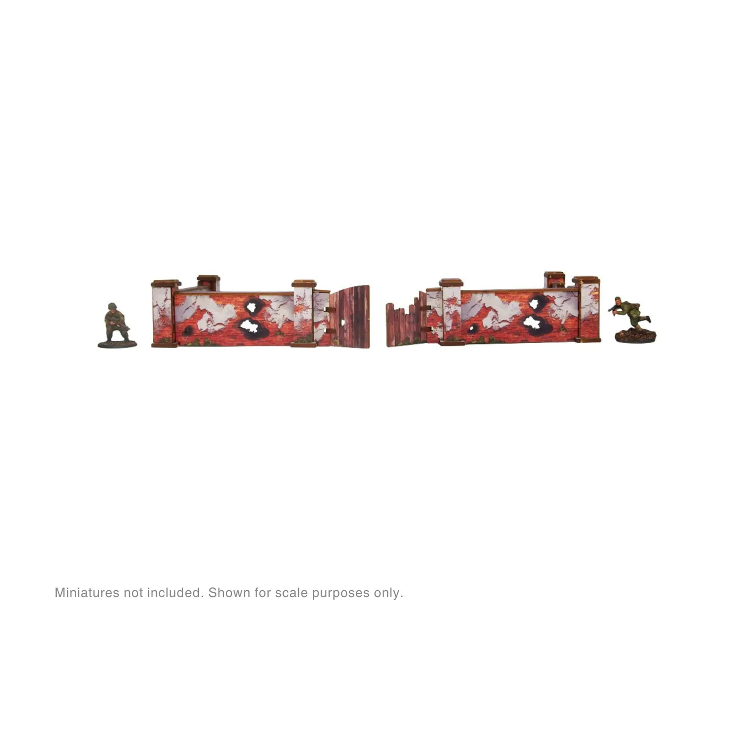 Bolt Action WW2 Ostfront Stalingrad Walls High murs prépeints pack urbain