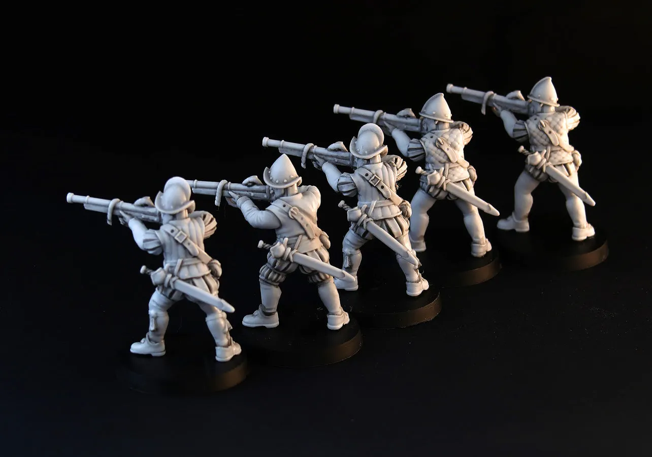 Brother Vinni Spanish Musketeers figurines résine 28mm x5