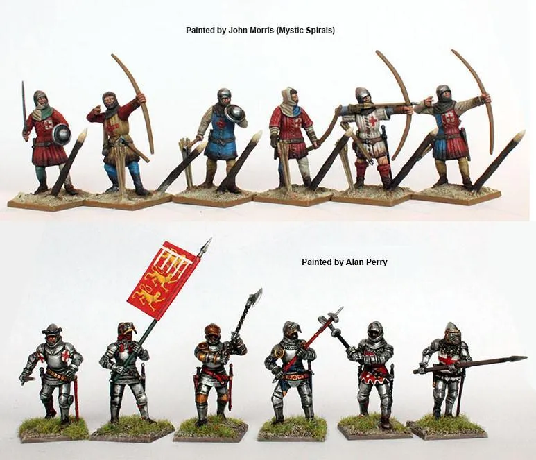 Bolt Action Perry Miniatures English Army 1415-1429 boîte plastique