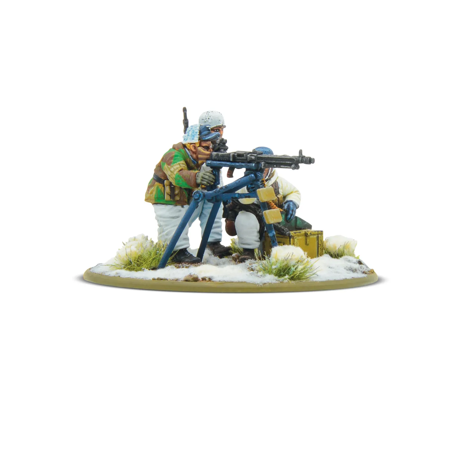 Warlord Games Bolt Action Fallschirmjäger Winter MMG Team équipe MG42 métal