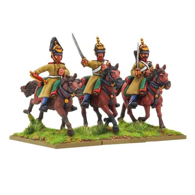 Bolt Action Black Powder Crimean War Russian Dragoons Command cavalerie métal