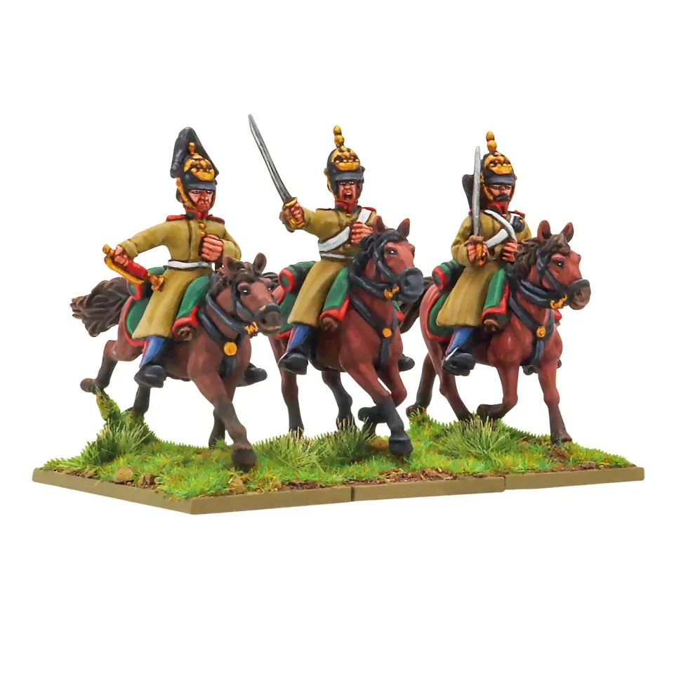 Bolt Action Black Powder Crimean War Russian Dragoons Command cavalerie métal