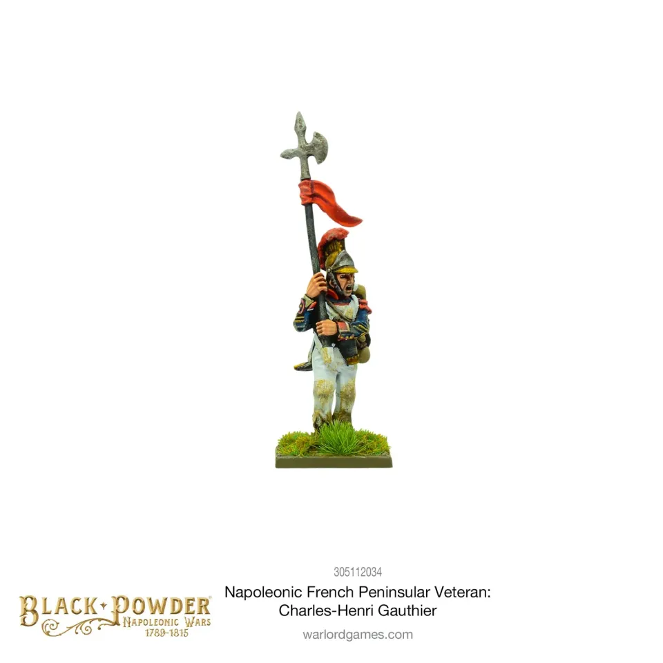 Bolt Action Black Powder Charles-Henri Gauthier figurine française vétéran