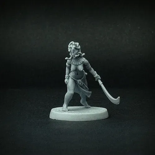 BROTHER VINNI Medusa figurine 28 mm 1 pièce en résine