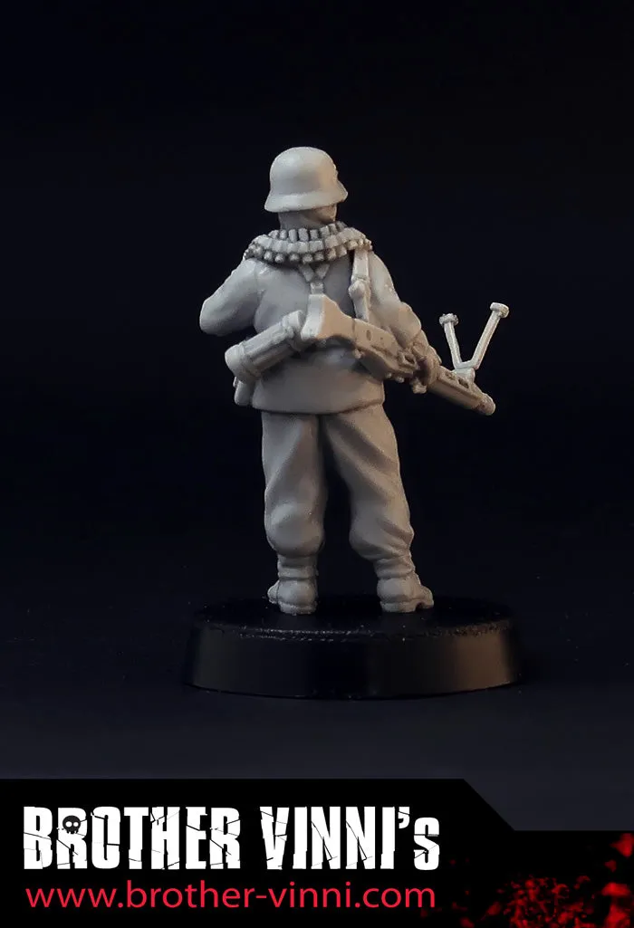 Brother Vinni soldat allemand MG42 figurine résine 28mm