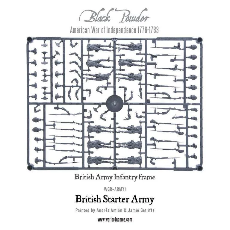 Bolt Action Liberty or Death Battle Set Black Powder figurines
