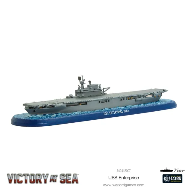 Bolt Action Victory at Sea USS Enterprise porte-avions