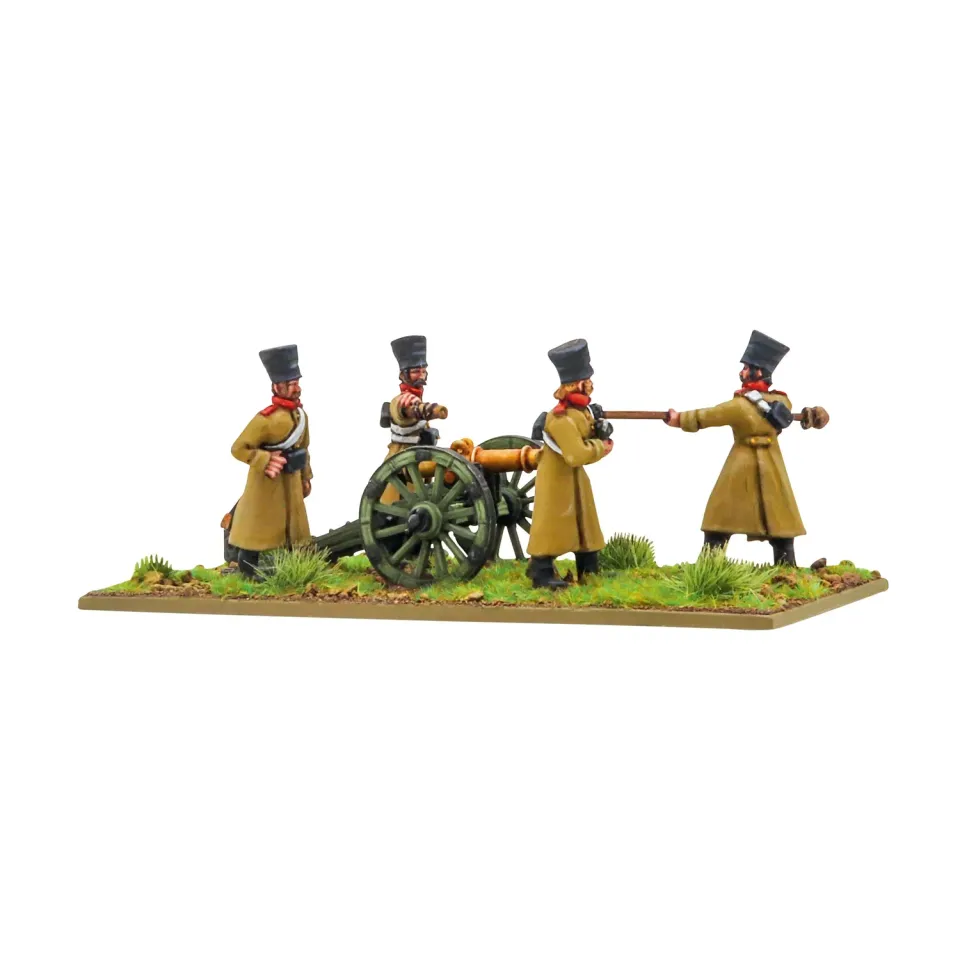 Black Powder Crimean Cossack artillerie canon 6-pdr métal