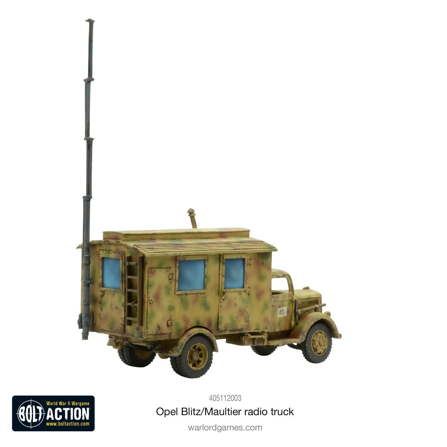 Warlord Games Bolt Action Opel Blitz Maultier camion radio 28mm