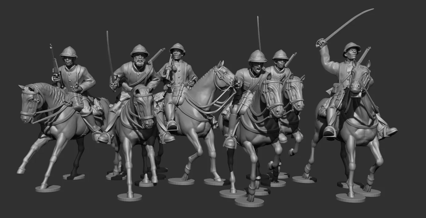 Armée française Syrie pack fichiers STL 28mm pré-supportés