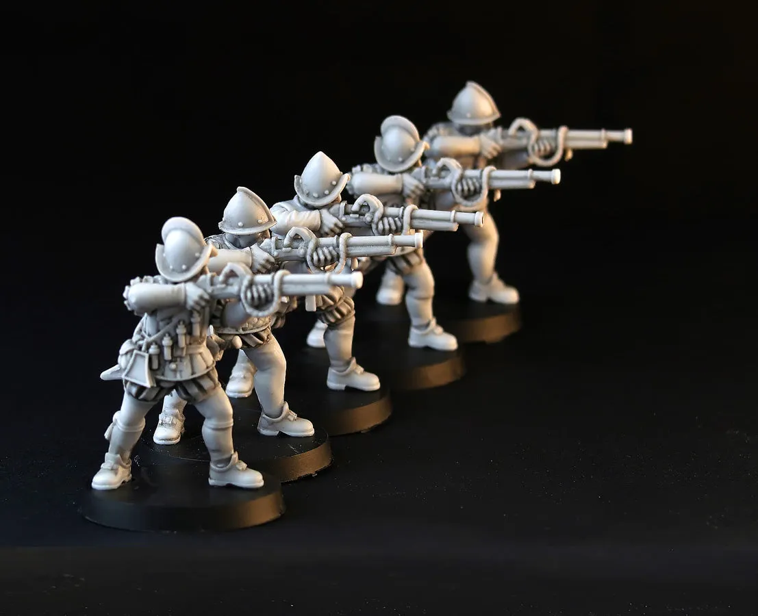 Brother Vinni Spanish Musketeers figurines résine 28mm x5
