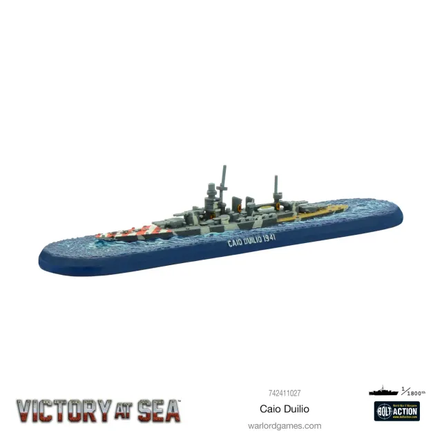 Victory at Sea Caio Duilio navire de guerre jeu de figurines