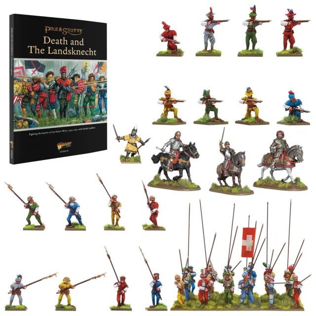 Warlord Games Pike & Shotte Death Landsknecht bundle figurines métal