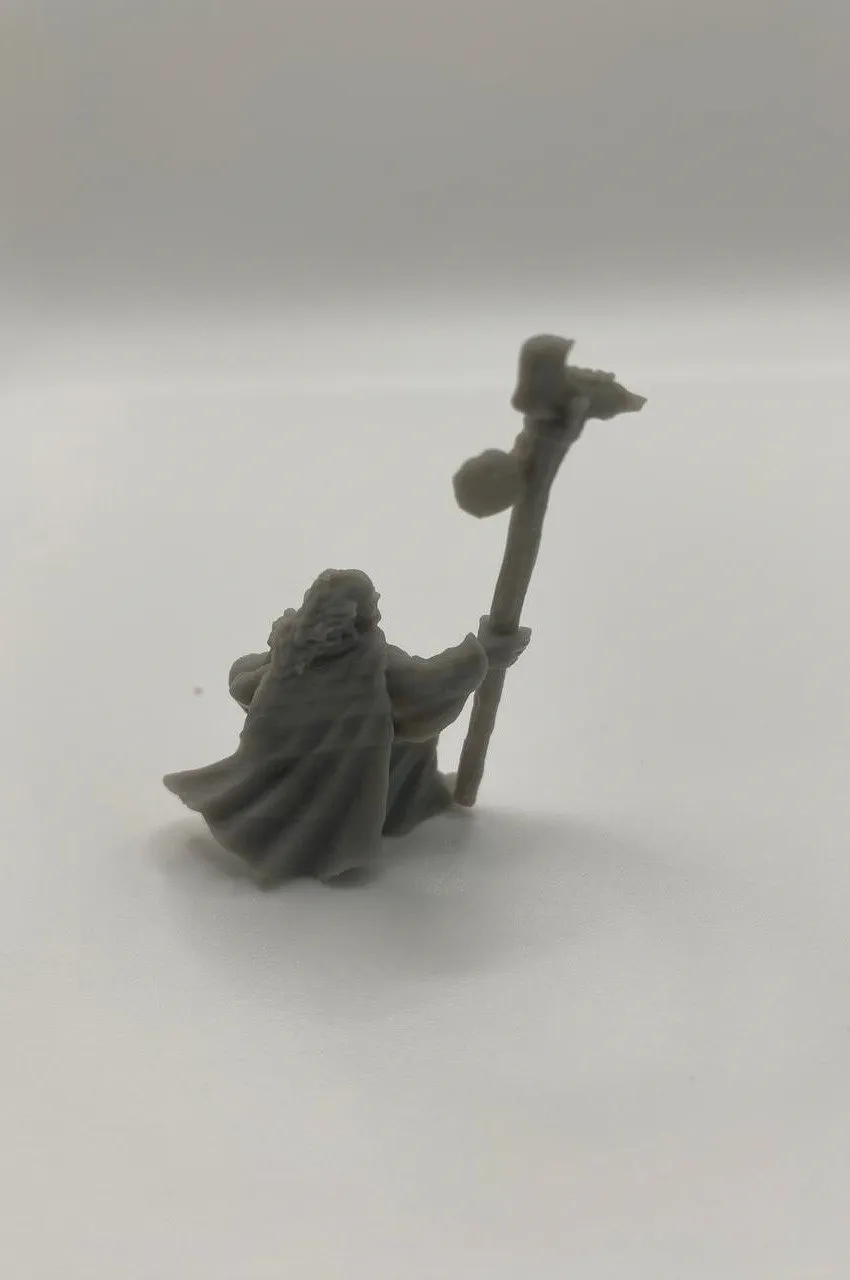 Epic Forge Mage Bâton Enchanté figurine elfe