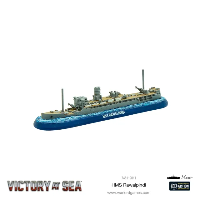 Victory at Sea HMS Rawalpindi navire résine métal