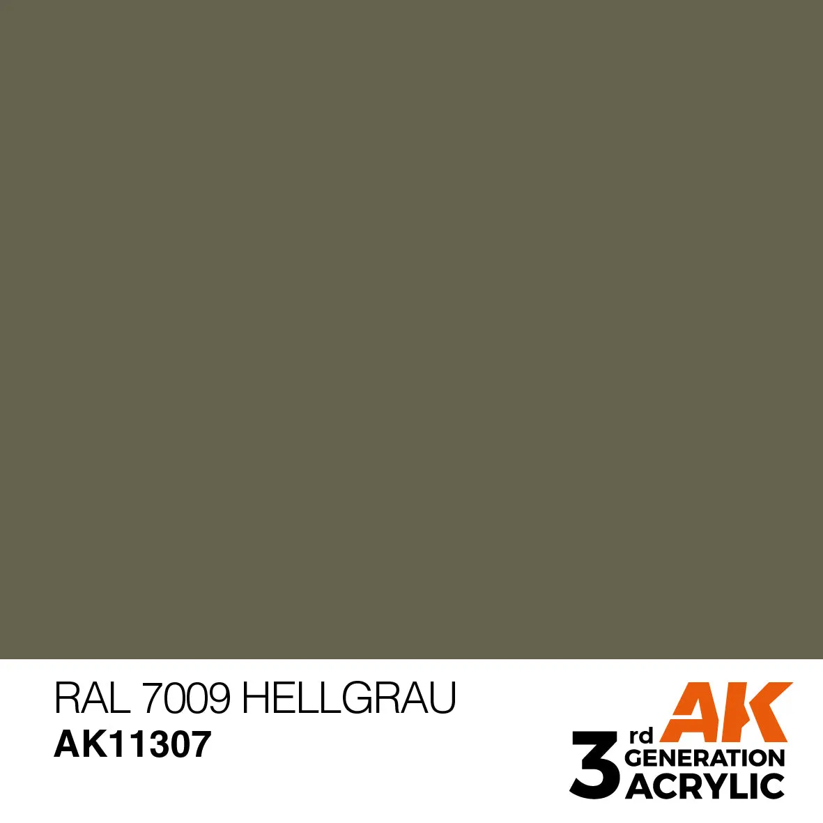 AK Interactive 3Gen RAL 7009 Hellgrau peinture acrylique 17 ml gris