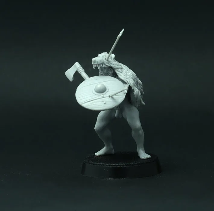 BROTHER VINNI Ancient Germans figurines résine 28 mm 4 pièces historiques