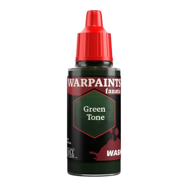 Bolt Action Warpaints Fanatic Wash Green Tone peinture acrylique 18 ml lavis