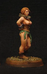 Brother Vinni slave girl 1 figurine 28mm résine adulte