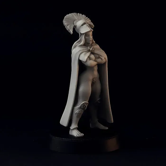 Brother Vinni Female Greek Hoplite Commander figurine résine 28 mm