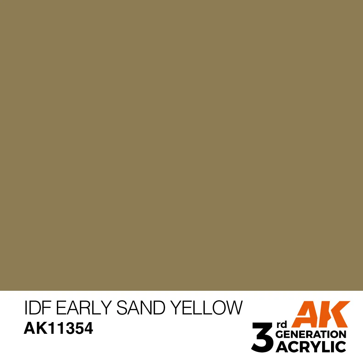 AK IDF Early Sand Yellow peinture sable 17ml