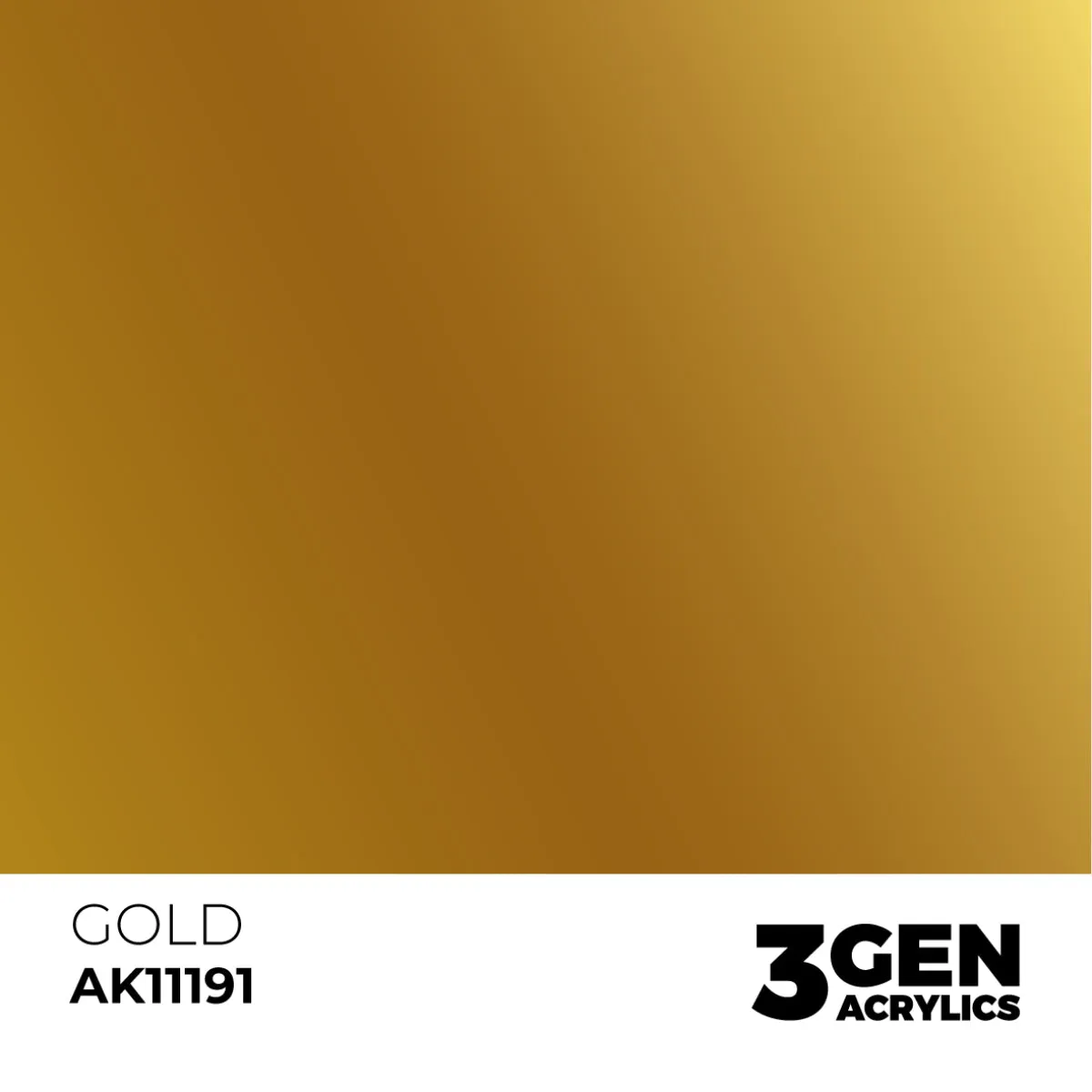 AK Interactive 3Gen Acrylic Gold peinture acrylique 17 ml métallique